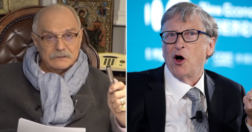 ‘Bill Gates seeks to microchip humanity!’ Russian Oscar-winning director pushes vaccine conspiracy… loosely-based on REAL patent