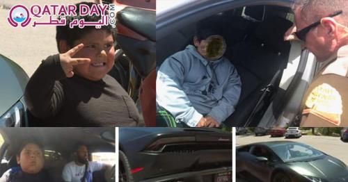 The 5-year old boy pulled over by the police for driving his mum's car finally gets his Lamborghini ride