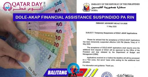 Pamahahagi ng cash aid sa mga OFW na apektado ng Covid-19 tigil muna: DOLE