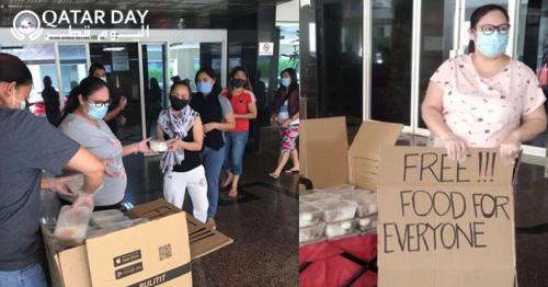 Filipino expat loses job, cooks free food to help people in need