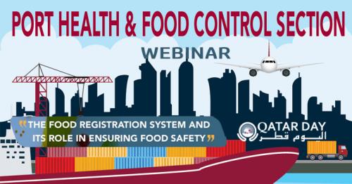 Join Ports’ Health and Food Control Section webinar and learn about food safety, registration system