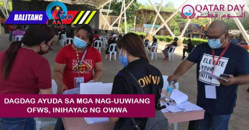 OWWA, may ilalatag daw na dagdag na ayuda sa mga nag-uuwiang OFWs