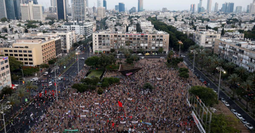 Israelis protest Netanyahu's annexation plan