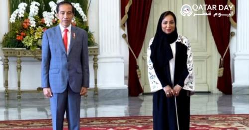 Indonesian President Receives Credentials of Qatari Ambassador