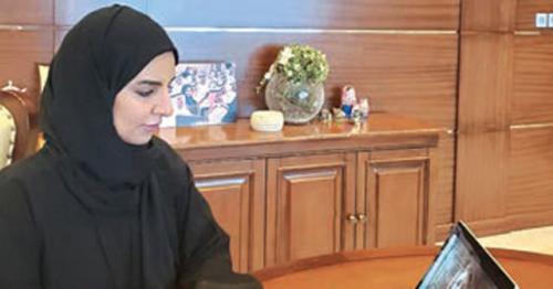 Shura attends global webinar on the role of female leaders