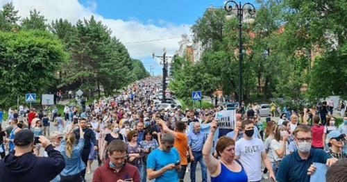 Russia far east protest over Khabarovsk governor's arrest