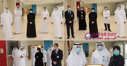 Minister of Public Health Meets Recovered COVID-19 Patients at Mesaieed Hospital