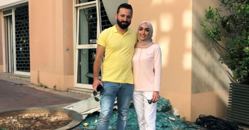 Lebanese bride happy to be alive after blast cuts short wedding video