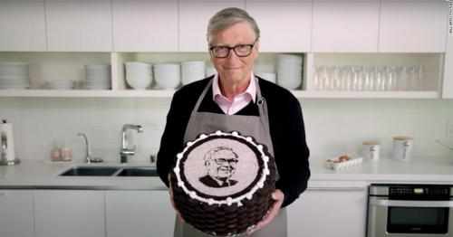 Bill Gates made cake for Warren Buffett