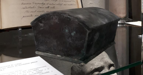 People in a Belgian town believed their first mayor's heart was hidden in a local fountain. Now they've found it