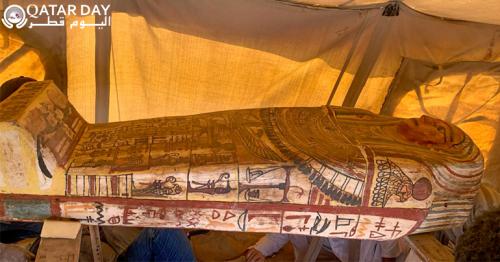 Archaeologists unearth 27 coffins buried 2,500 years ago in Egyptian tomb
