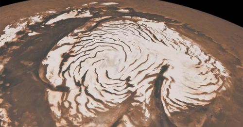 Scientists detected a set of salty lakes on Mars, hidden below the glaciers of its south pole