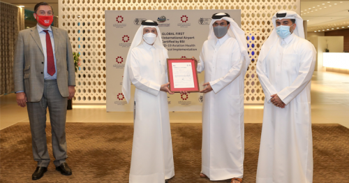 Qatar’s Hamad airport first in the world to receive BSI verification for Covid-19 safety protocols