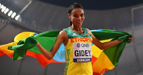 Athletics: Ethiopian Gidey smashes women's 5,000 metres world record