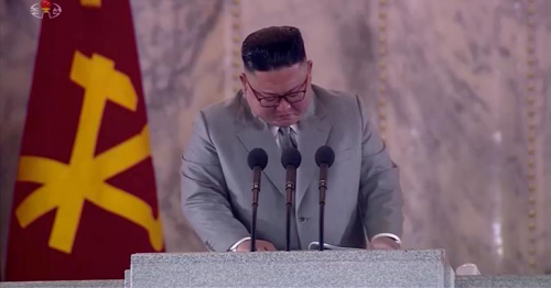 North Korea's Kim tearfully thanks troops, apologises for failures