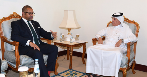 Minister of State for Foreign Affairs Meets British Minister of State for Middle East and North Africa