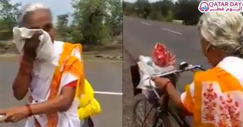 68-YO Woman Is Cycling 2,200 Km From Maharashtra To Vaishno Devi 