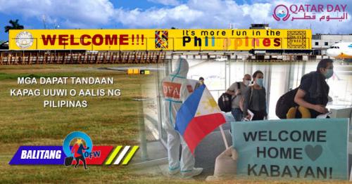 Mga Dapat Tandaan Kapag Uuwi o Aalis ng Pilipinas Ngayong Pandemic