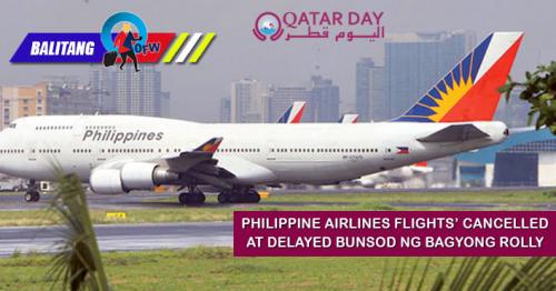 Listahan ng Philippine Airlines' Flights na Cancelled at Delayed Dahil sa Bagyong Rolly