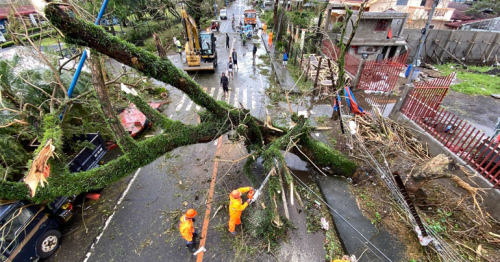 Philippines hit by 2020's most powerful typhoon