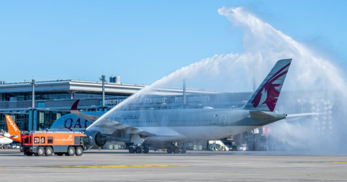 Qatar Airways becomes first airline to land at new Berlin Airport