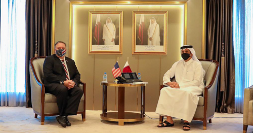 Qatar FM meets with US Secretary of State