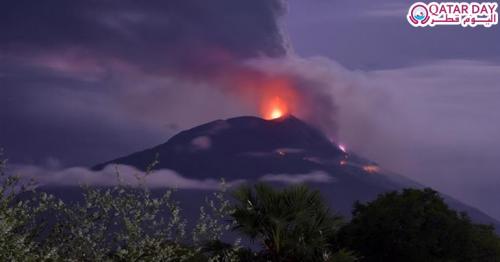 Volcano in Indonesia