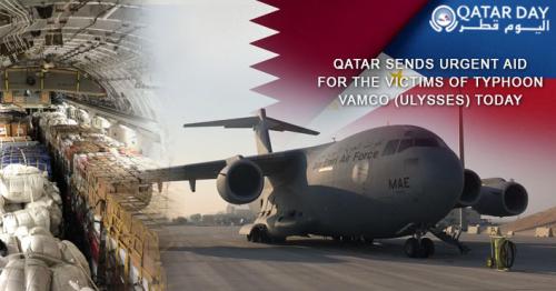 Qatar sends urgent aid to the Philippines today after its deadliest storm this year