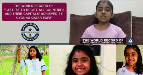 Qatar expat breaks international records for naming all countries in the world and their capitals
