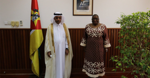 HH the Amir Sends Written Message to President of Mozambique