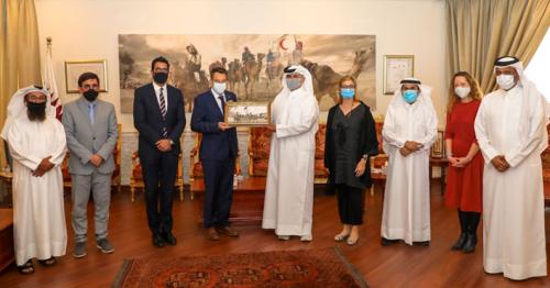 ICRC President visits QRCS to promote mutual humanitarian cooperation