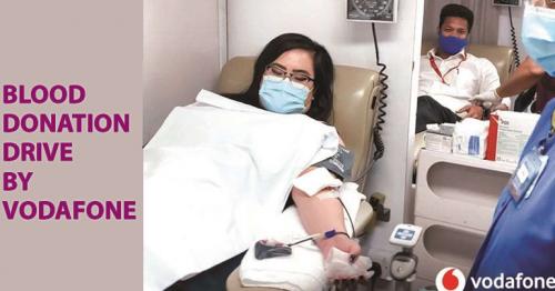 Vodafone has held a blood donation drive  in Qatar
