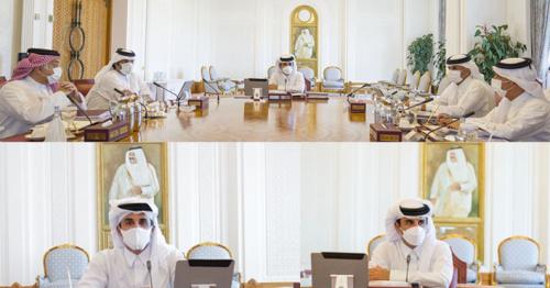 HH The Amir Chairs Fourth Meeting of Supreme Council for Economic Affairs and Investment