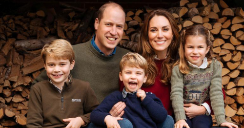 British royals select happy family snapshots for their Christmas cards 