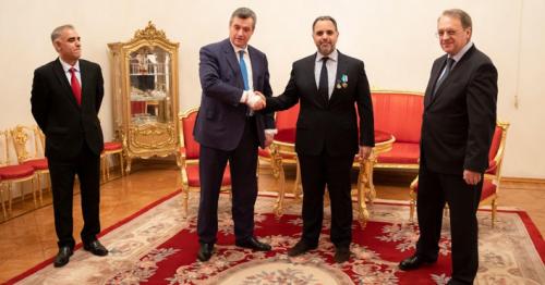 Russian Foreign Ministry Holds Farewell Reception for Qatar's Ambassador