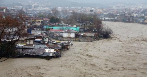 Days of heavy rain cause flooding in western Albania