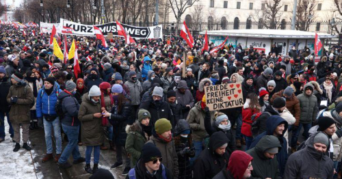 Thousands march in Vienna against coronavirus restrictions