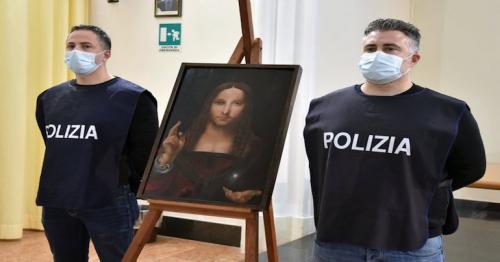 Italian police find stolen copy of Leonardo ‘Salvator Mundi’