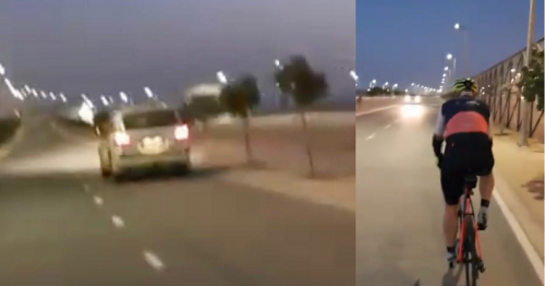 SUV speeding down a cycling lane seized by traffic department