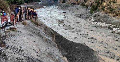 Rescuers search for 125 missing after glacier burst in Indian Himalayas, many believed trapped in tunnel