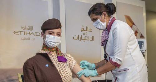 Etihad is world's first airline to get 100% flying crew vaccinated against Covid