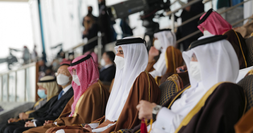 HH The Amir Attends Closing of His Highness Sword Equestrian Festival