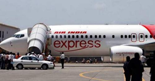 Air India Express plane hits lighting pole while landing