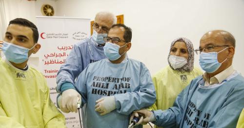 QRCS supports medical training for Gaza physicians