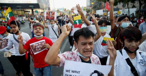 'Milk Tea Alliance' activists across Asia hold rallies against Myanmar coup