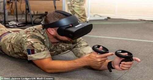 Military trials training for missions in virtual reality