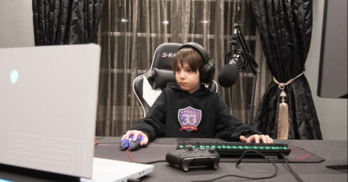 Eight-year-old becomes youngest pro Fortnite gamer