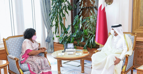 The Prime Minister Meets Minister of Foreign Affairs of Ghana
