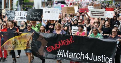 Australia March 4 Justice - Thousands march against sexual assault