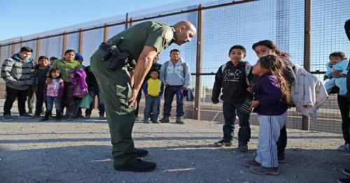 What is happening with migrant children at the southern US border?
